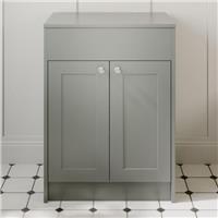 Grey Traditional Freestanding Vanity Unit without Basin 600mm Traditional Bath