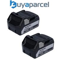 X2 HiKOKI BSL1850 18V 5.0ah Li-ion Compact Battery Slide Battery Pack Hitachi