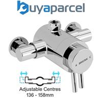 Bristan Prism Exposed Concentric Top Valve Chrome Shower Mixer 136 - 158mm Pipe