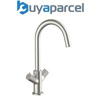 Bristan Fern Stainless Steel EasyFit Kitchen Sink Mixer Tap + Easy Fit Base