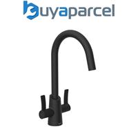 Bristan Acorn Matt Black EasyFit Kitchen Sink Mixer Tap + Easy Fit Base