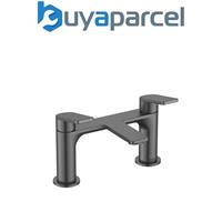Bristan Frammento BF GM Bath Filler Mixer Tap with Ceramic Discs Gun Metal Grey
