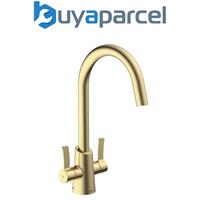 Bristan Acorn Brushed Brass EasyFit Kitchen Sink Mixer Tap + Easy Fit Base