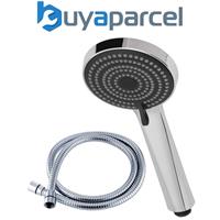 Triton Sara Shower Head Chrome Universal 3 Spray Modes High Flow + 2m Hose