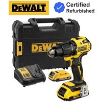 Dewalt DCD709D2T 18v XR Brushless Compact Combi Hammer Drill Tstak - 2 x 2.0ah