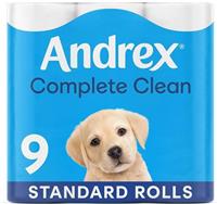 Andrex Classic Clean - Toilet Roll - 10 x 9 pack (90 Rolls) Fast Free Delivery!
