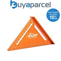 Vaunt 125mm Aluminium Pocket Metric Speed Square 5 Inch Pocket Square V1149009