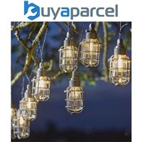 Smart Garden 10 x Anglia 365 Solar String Lights Cage LED 20L 4.7m Warm White