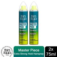 Bed Head TIGI Masterpiece Hairspray Extra Strong Hold & Massive Shine 75ml, 2pk