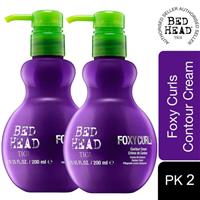 Bed Head by TIGI Foxy Curls Curly Hair Cream for Defined Curls 200ml, 2pk