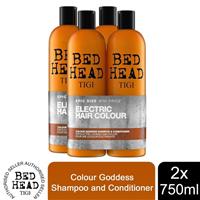 Bed Head by TIGI Shampoo & Conditioner Colour Goddess 750ml [BUY 2 -DUO PACK]