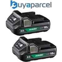 HiKOKI X2 BSL1820M 18V 2.0ah Li-ion Compact Battery Slide Batteries Hitachi