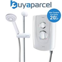 Triton IVORY 5 Easy Fit 10.5KW White Electric Shower - T5 Ivory Riya Tenero T10