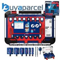 Bosch EXPERT 9pc Tough Multi Material Hole Saw Set Electrician Plumber 22 - 68mm