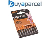 Duracell AA Cell Plus Power +100% Batteries (Pack 8) DURAA100PP8