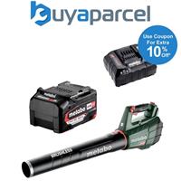 Metabo 601607850 Cordless Leaf Blower 18V Quiet Blower LB LTX + 4AH Battery Kit