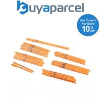 Vaunt 25 Piece Mixed Assorted Jigsaw Blades Wood Plastics Various Types V1343010