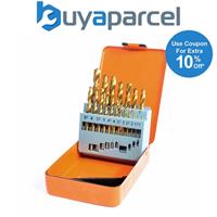 Vaunt Essentials HSS Titanium Coated Drill Bit Set - 19 Piece E1324040
