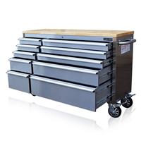 432 US PRO TOOL CHEST BOX WORKBENCH STAINLESS STEEL 55" ! FINANCE AVAILABLE !