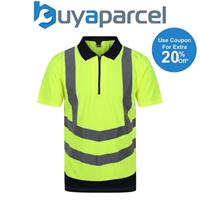 Regatta 207 80 Wicking Polo Shirt High Viz Hi Vis Yellow XL TRS189 207 80 - Extra Large S