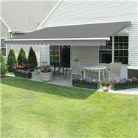 NEW 3m Retractable Awning Manual Outdoor Garden Canopy Patio Sun Shade Shelter