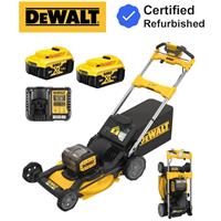 Dewalt DCMWSP156P2 XR 48cm Self Propelled Lawn Mower Rear Wheel Drive 2x 18V 5ah