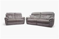 La-Z-Boy Baxter 3+2 Seater Power Recliner Sofa Set, Iona Caramel
