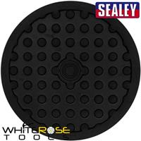 Sealey Safety Rubber Trolley Jack Pad Type B Lifting Jacking 99-106mm Saddle