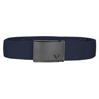 Callaway Golf Unisex Cut-To-Fit Webbed Belt - Peacoat - One Size - One Size Regular
