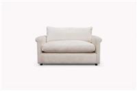 Queenie Small 2 Seater Sofa, Crumpled Chenille Cream