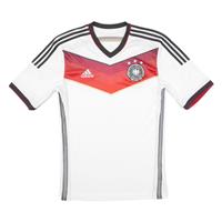 ADIDAS Germany Mens Football Shirt Jersey White V-Neck M - M Regular