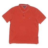 TOMMY HILFIGER Mens Polo Shirt Orange 2XL - 2XL Regular