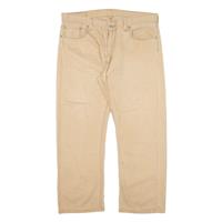 LEVI'S 514 Mens Trousers Beige Classic Straight W36 L26