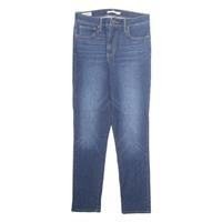 LEVI'S 721 High Rise BIG E Womens Jeans Blue Regular Skinny Stone Wash W29 L27
