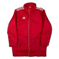 ADIDAS Mens Jacket Red Nylon L - L Regular