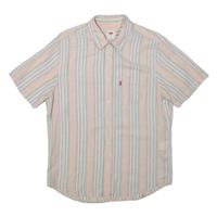 LEVI'S Mens Shirt Pink Striped M - M Regular