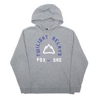 NIKE Twilight Relays Mens Grey Hoodie M - M Regular