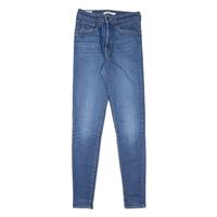 LEVI'S Mile High BIG E Womens Jeans Blue Slim Skinny Stone Wash W27 L32