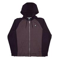 NIKE Mens Purple Hoodie Full Zip M - M Regular