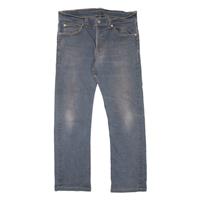LEVI'S 506 Jeans Mens Blue Regular Straight Stone Wash W34 L27