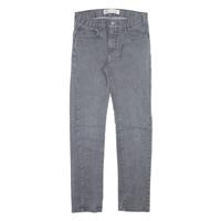 LEVI'S 510 Boys Jeans Grey Slim Skinny Stone Wash W29 L29