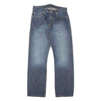 LEVI'S 514 Jeans Mens Blue Slim Straight Stone Wash W28 L30