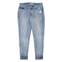 LEVI'S 535 Distressed Womens Jeans Blue Slim Skinny Stone Wash W27 L26