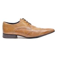 ALAIN MANOUKIAN Oxford Shoes Brown Leather Mens UK 8 - 8 Regular