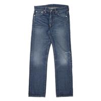 LEVI'S 513 Jeans Distressed Mens Blue Slim Straight Stone Wash W28 L30