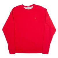 CHAMPION Authentic Athletic Wear Womens Sweatshirt Red L - L Regular