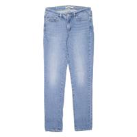 LEVI'S 711 Womens Jeans Blue Regular Skinny Stone Wash W28 L30