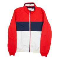 TOMMY HILFIGER Mesh Lined Mens Track Jacket Red L - L Regular