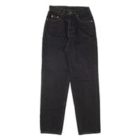 Vintage LEVI'S Orange Tab Womens Jeans Black Regular Mom 90s W22 L27