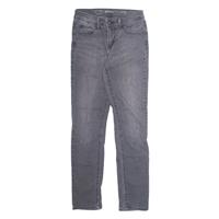 LEVI'S Classic Rise Womens Jeans Grey Slim Tapered Stone Wash W26 L32